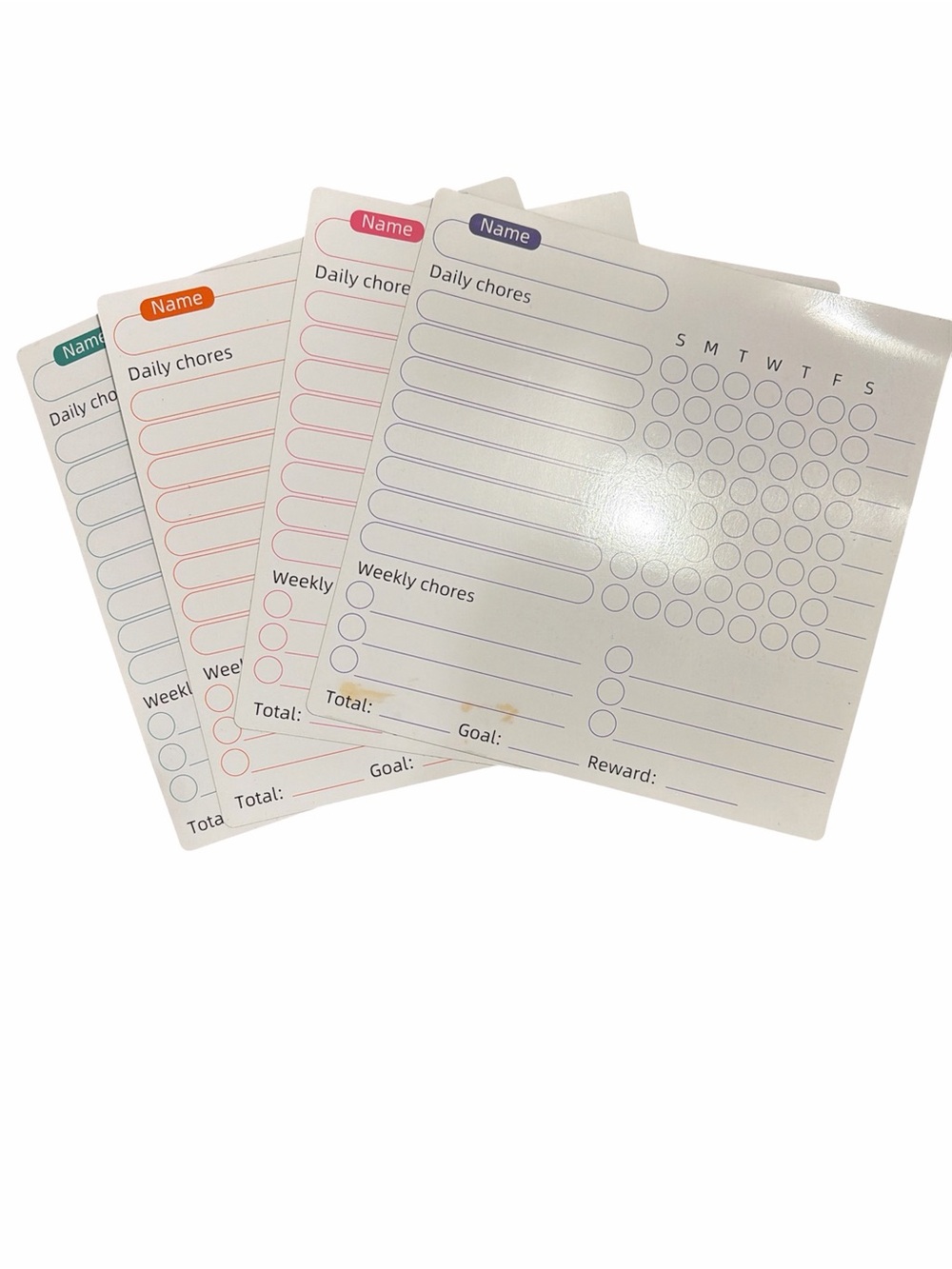 Magnetic Chores Boards